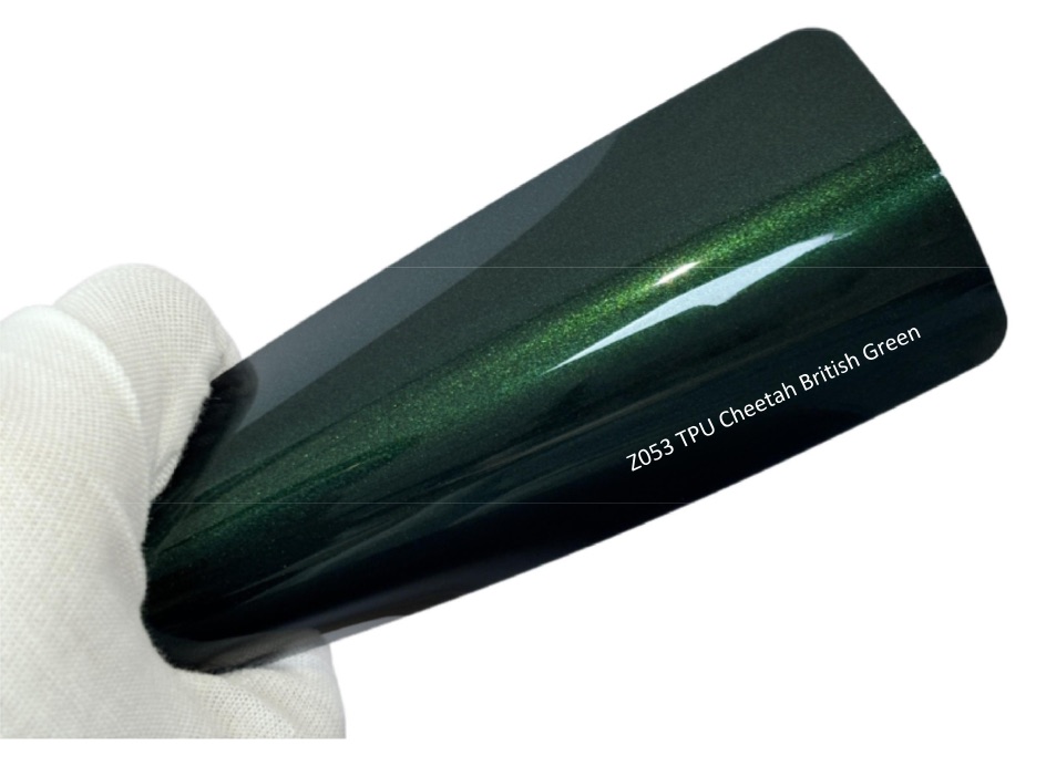 Z053 Cheetah British Green – kolorowa folia PPF
