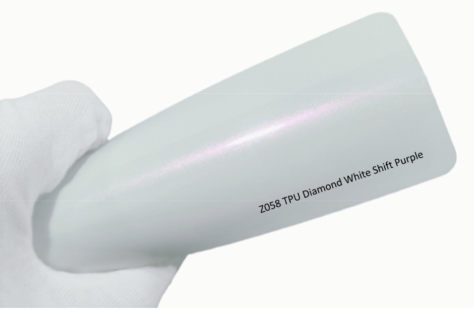 Z058 Diamond White Shift Purple – kolorowa folia PPF