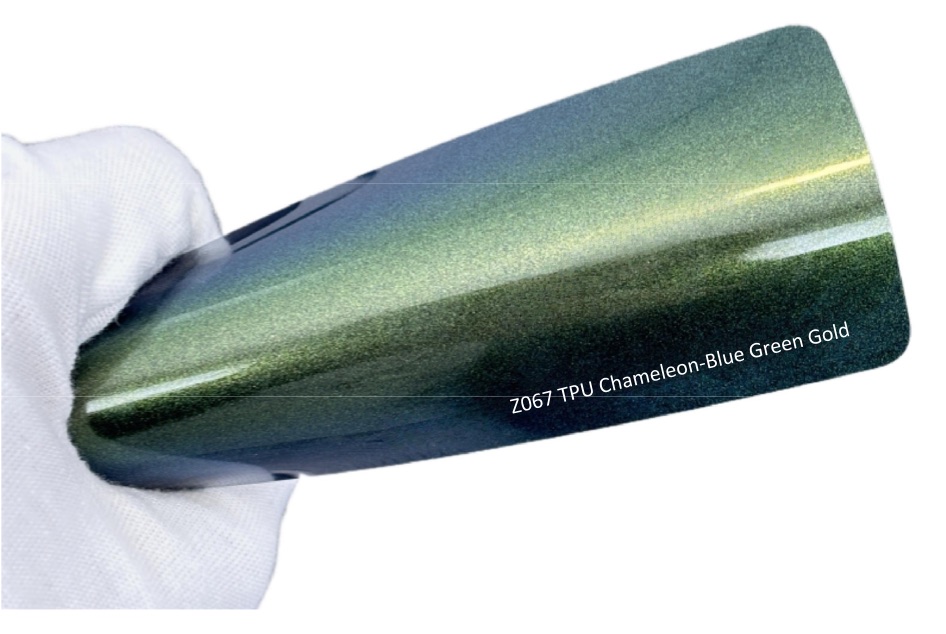 Z067 Chameleon-Blue Green Gold – kolorowa folia PPF