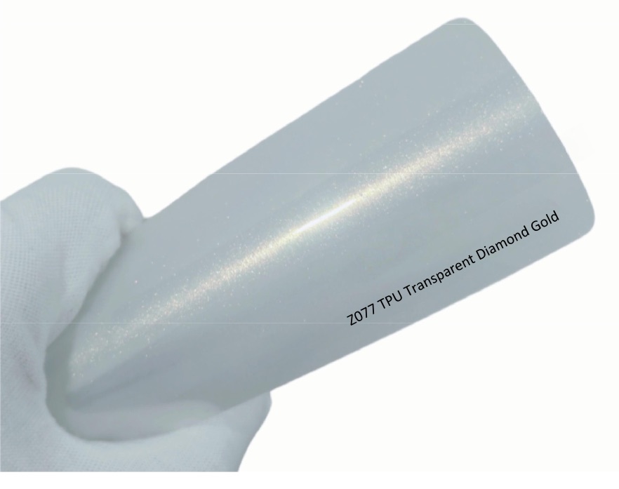 Z076 Transparent Diamond Gold – kolorowa folia PPF